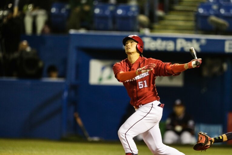 【誠也のカラダはいつから大きくなった？】22歳時点…2016年、本格ブレイクのシーズン　©Kichi Matsumoto