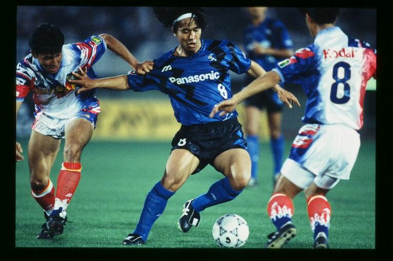 93年開幕当時の礒貝 ／ photograph by J. LEAGUE