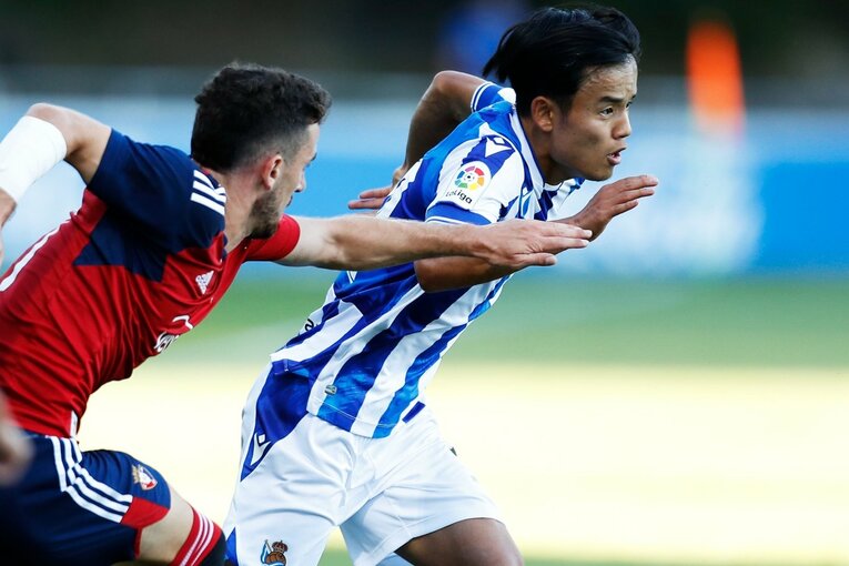 レアル・ソシエダの一員となった久保。すでに練習試合でプレーしている　©Daisuke Nakashima