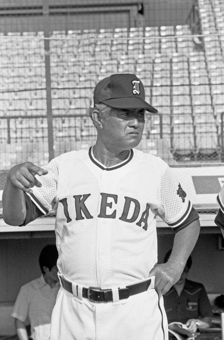 池田高校で3度の甲子園優勝を成し遂げた蔦文也監督　©AFLO