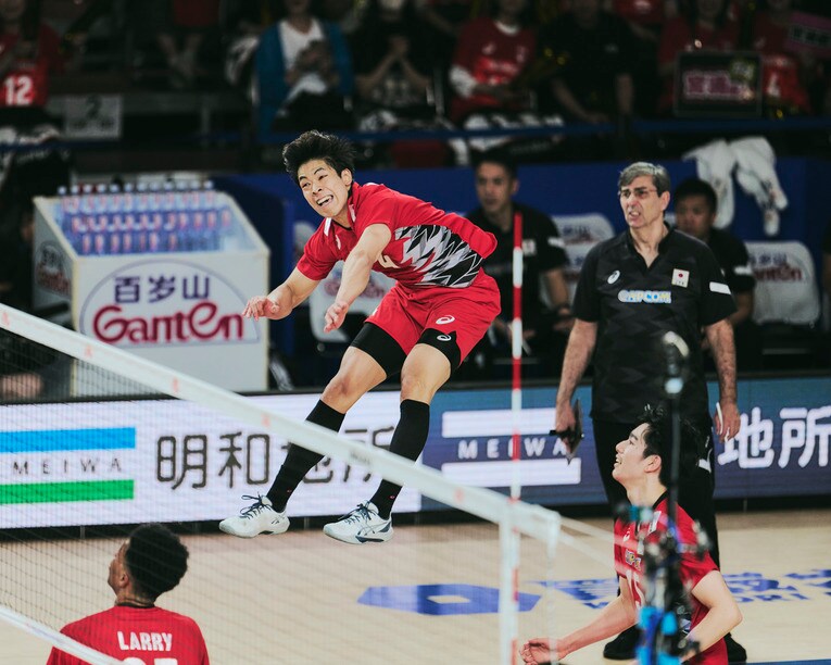 宮浦健人（VNLポーランド戦）　©︎Yuki Suenaga