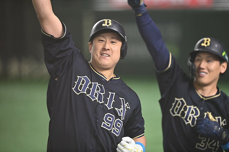 ホームラン王に輝くなどリーグ優勝に貢献したオリックス杉本裕太郎。プロ6年目、30歳の大ブレイクだった ／ photograph by Naoya Sanuki
