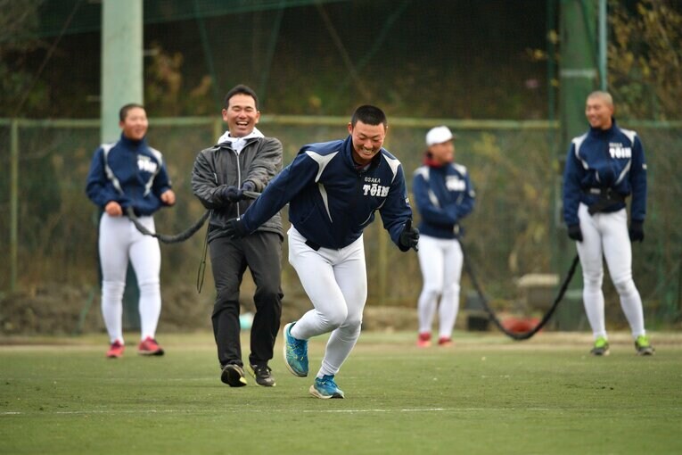 大阪桐蔭の練習風景　©Hideki Sugiyama