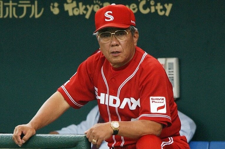 2002年11月～2005年11月まで3年間シダックス野球部監督を務めた野村克也 ／ photograph by JIJI PRESS