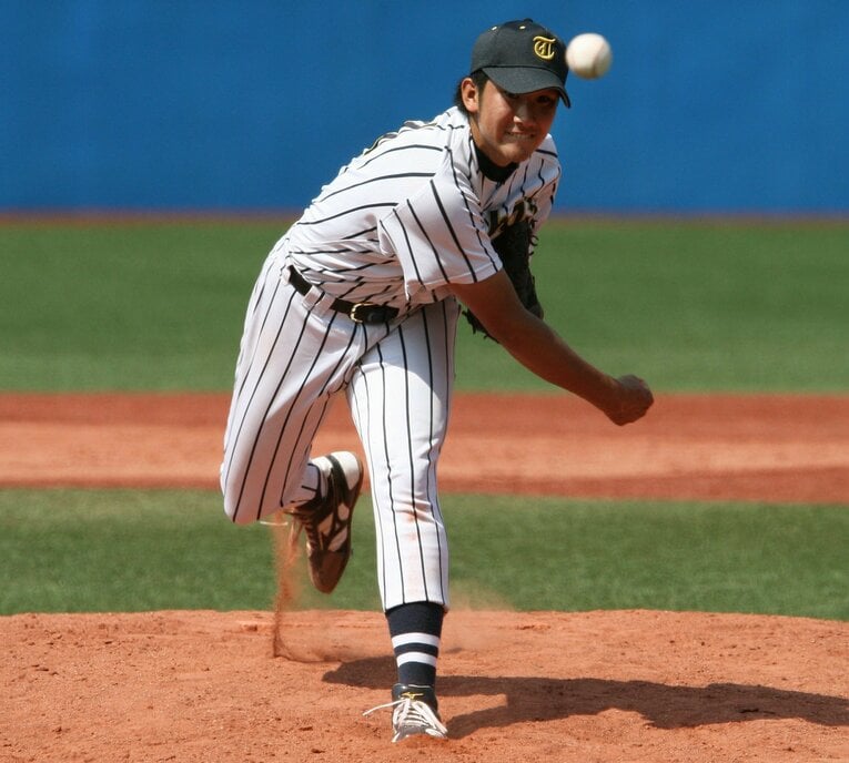 東海大時代の菅野　©JIJI PRESS