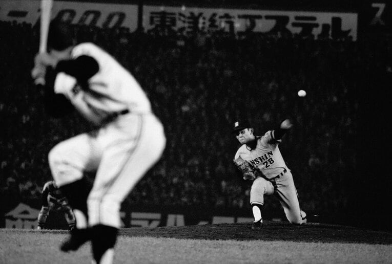 ONに立ち向かう江夏豊のファンだったという　©JIJI PRESS