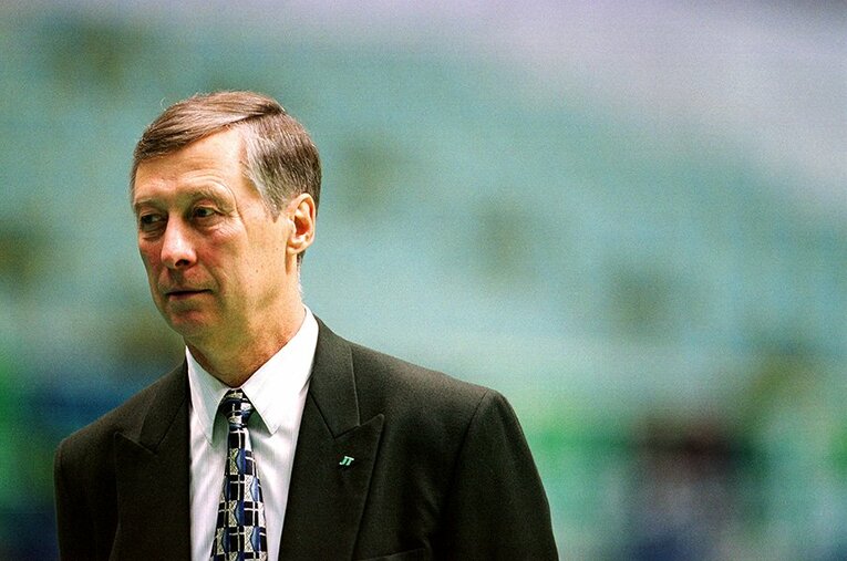 1999年から2006年までJTの指揮官を務めたパルシン・ゲンナジー監督 ／ photograph by Takao Yamada