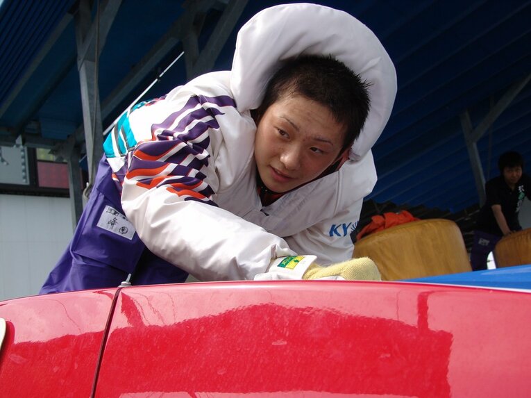 やまと競艇学校（現ボートレーサー養成所）時代の峰　©日本モーターボート競走会