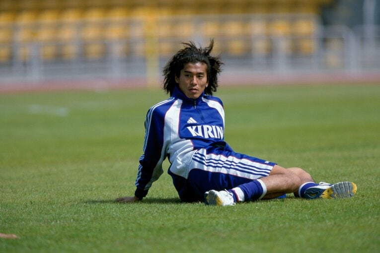 2001年の中澤佑二　©Sports Graphic Number