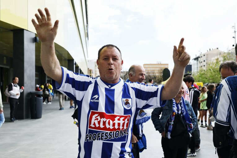 陽気なスペイン人サポーター　©Daisuke Nakashima