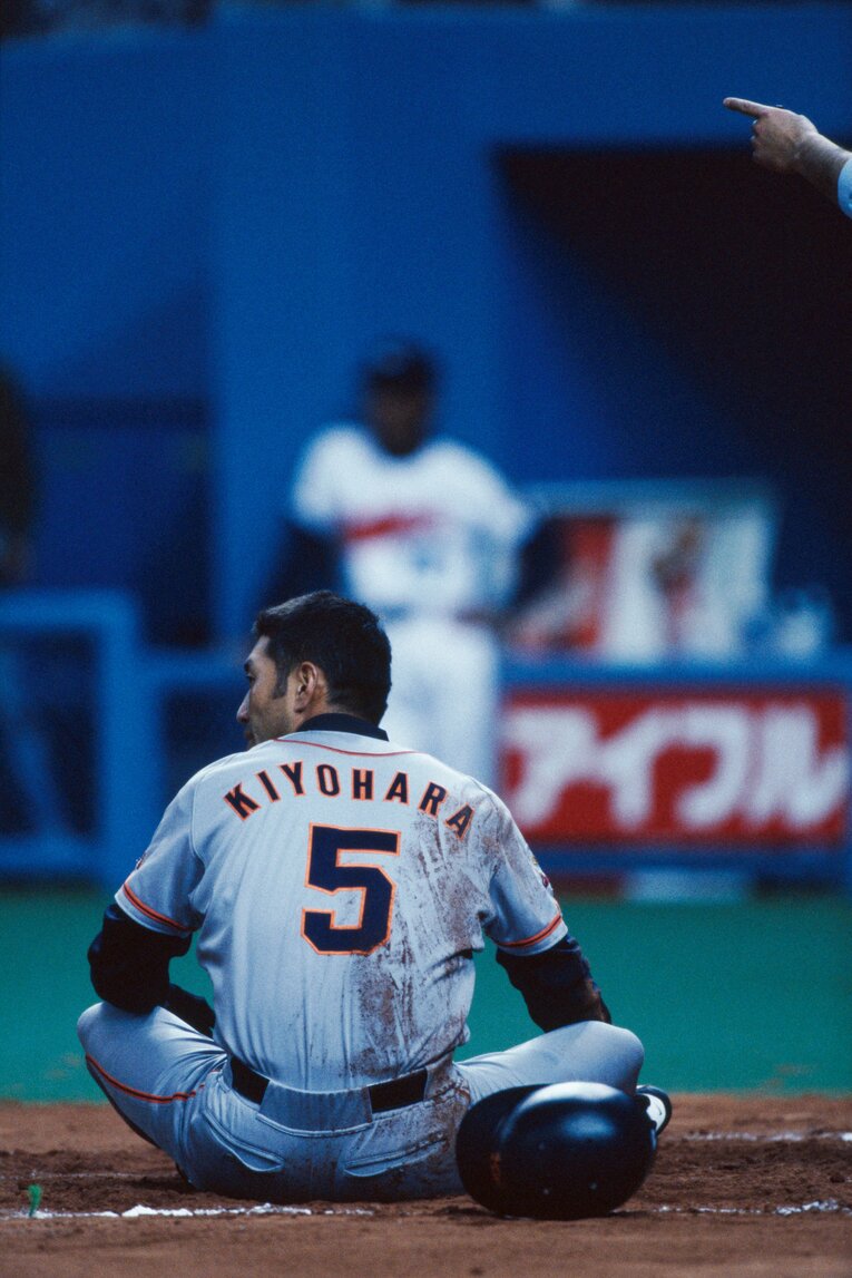 巨人時代の清原　©︎BUNGEISHUNJU