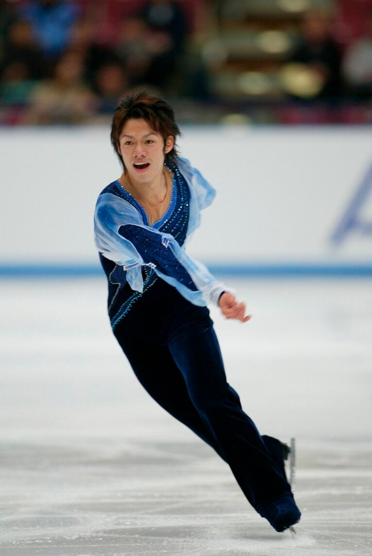 シングル時代の高橋大輔　©JIJI PRESS