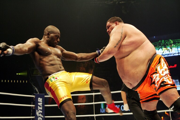 2005年には曙にも勝利したボビー　©Sankei Shinbun