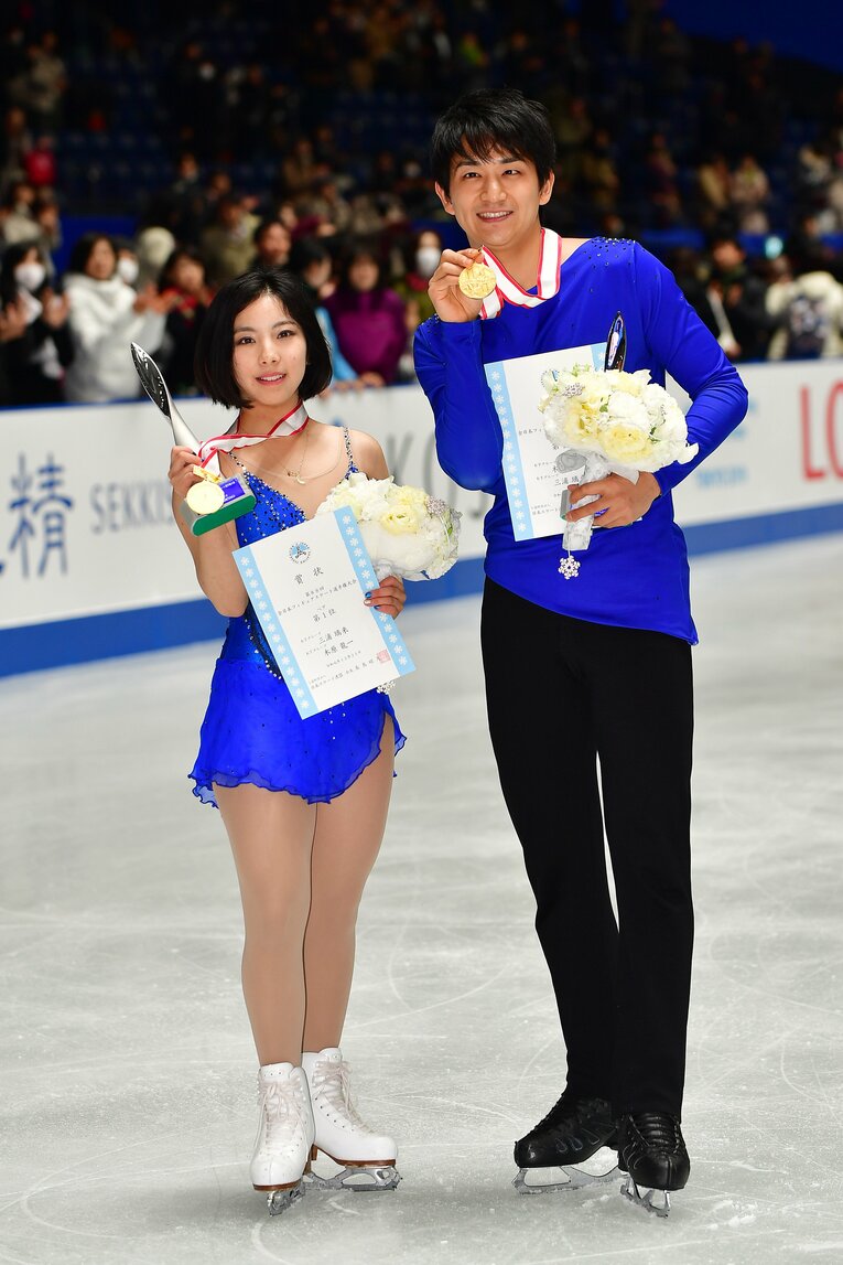 結成初年、2019年の全日本選手権で優勝した時の一枚　©Getty Images