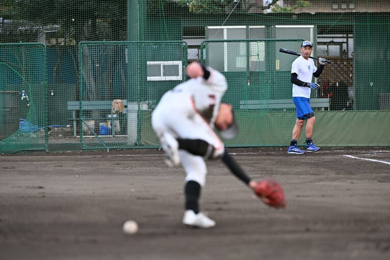 富士高校野球部を指導したイチロー　©Naoya Sanuki