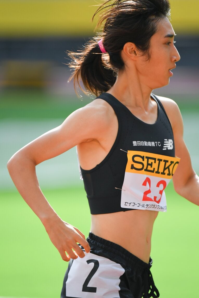 2020年8月のセイコーゴールデングランプリで圧倒的な走りを見せた際のシーン　©Asami Enomoto