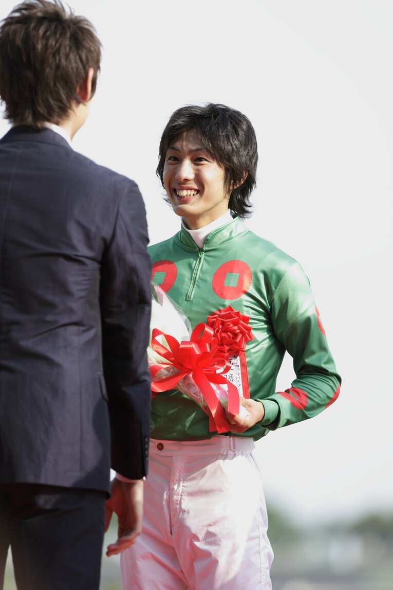 2009年、NHKマイルカップでGI初制覇を果たした藤岡康太（当時20歳）©Shiro Miyake