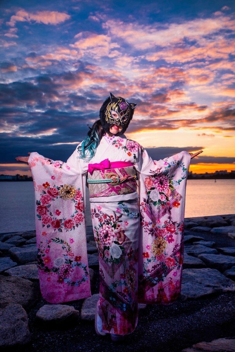 着物姿の「前撮り」はプライベートのものだがファンにも公開　©STARDOM