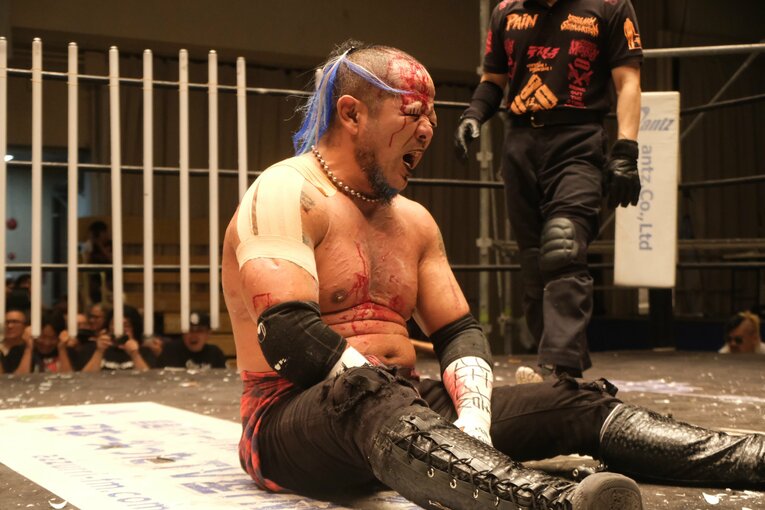 デスマッチのカリスマ・葛西純　©Norihiro Hashimoto