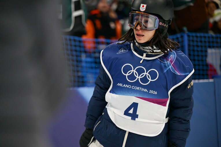 ミラノ五輪男子ハープパイプ決勝【スワイプするとそのほかの写真もご覧になれます】　©Nanae Suzuki／JMPA