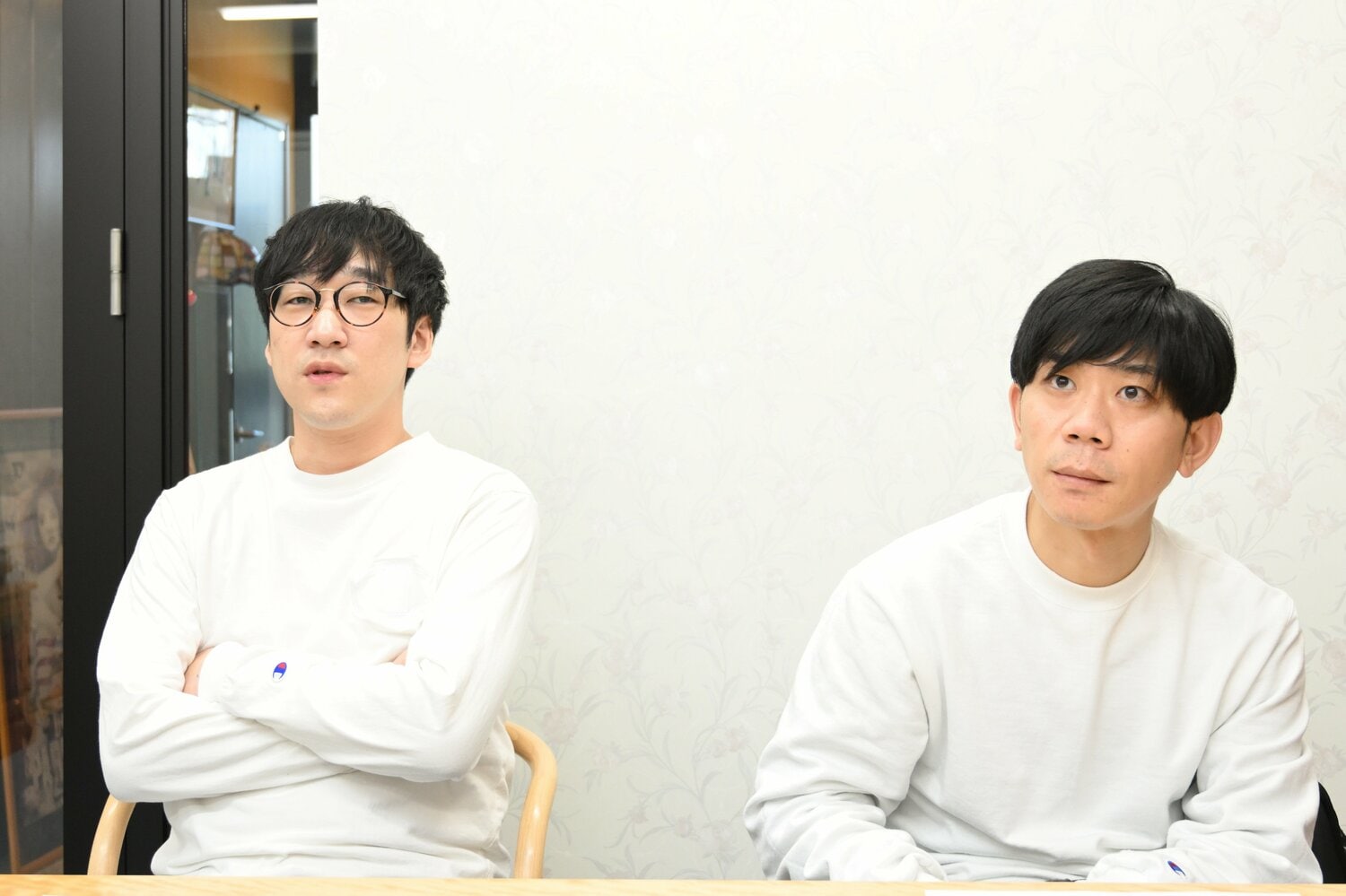 結成9年で初めてのM-1決勝だったキュウ。ぴろ（ボケ・ネタ作り担当、写真左）と清水誠（ツッコミ担当）。ウエストランドと同じタイタン所属