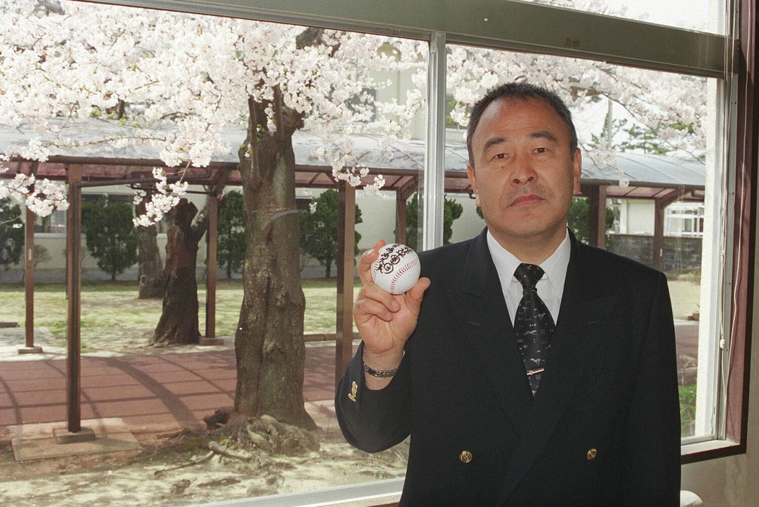 金足農の嶋崎久美監督(2000年)©JIJI PRESS