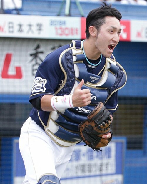 Mizuno Pro 硬式バット Bs 22 伊藤光選手　　オリックス時代 伊藤光（2／2）を徹底解剖 - Number Web - ナンバー