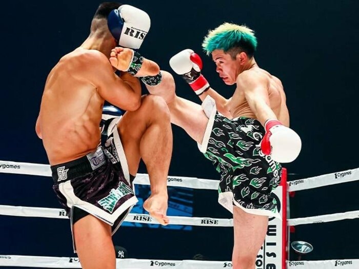 那須川天心のRISE卒業試合、“親子喧嘩”大苦戦の収穫とは？ 6.19武尊戦「何が何でも勝つ」発言から読み解く、大一番の戦術＜Number Web＞ photograph by Susumu Nagao