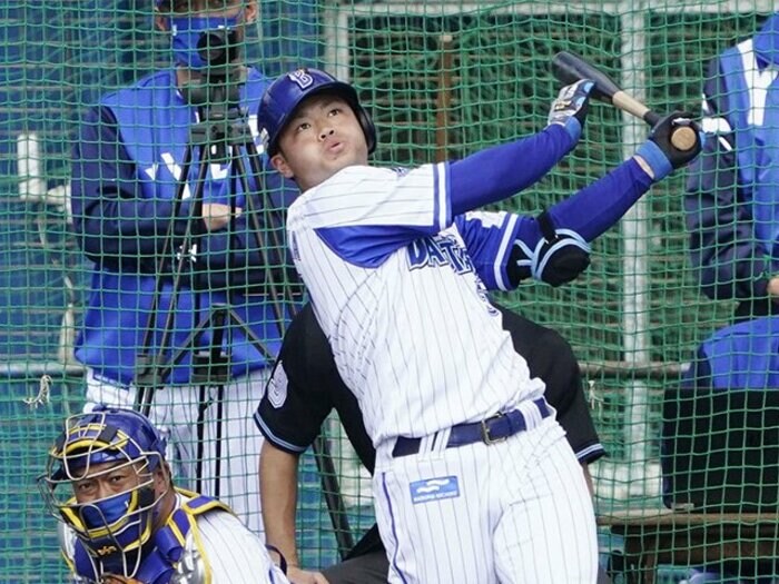 筒香と同じ“5年目の大ブレイク”へ 細川成也に「同級生・阪神の佐藤輝明は気になりますか?」と質問したら…<Number Web> photograph by KYODO