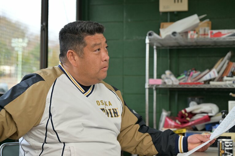 大阪桐蔭の練習風景（2022年）　©︎Hideki Sugiyama