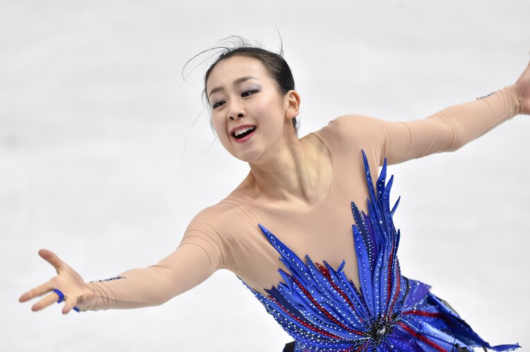 高難度ジャンプに厳しい時代にトリプルアクセルを追求した浅田真央　©JMPA