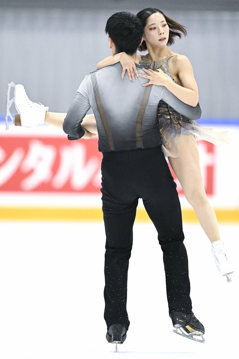 今季の国際大会初戦となった木下グループ杯フリーの演技　©Asami Enomoto