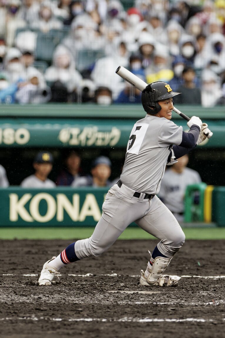 話題を呼んだ清原勝児（慶應／「5番サード」）　©Kichi Matsumoto