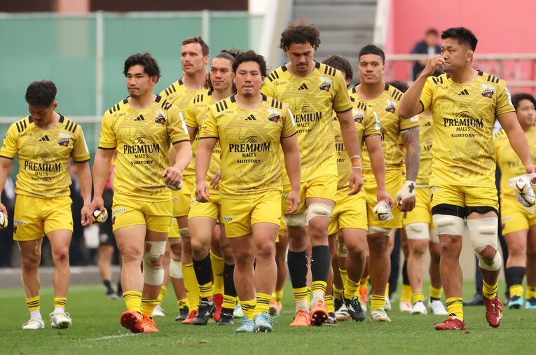 15節を終えた時点で、12チーム中6位と苦戦が続く東京サントリーサンゴリアス。ラグビー界の超名門チームに一体、何が起きているのだろうか ／ photograph by AFLO