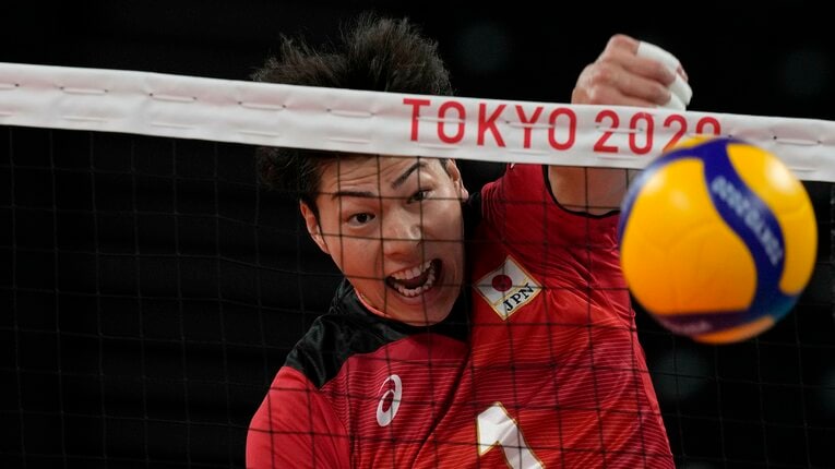 東京五輪で奮闘した清水。北京五輪メンバーで東京五輪に出場したのは清水1人だった　©AP/AFLO