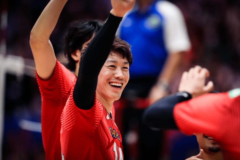 2023年ネーションズリーグ イラン戦　©︎FIVB