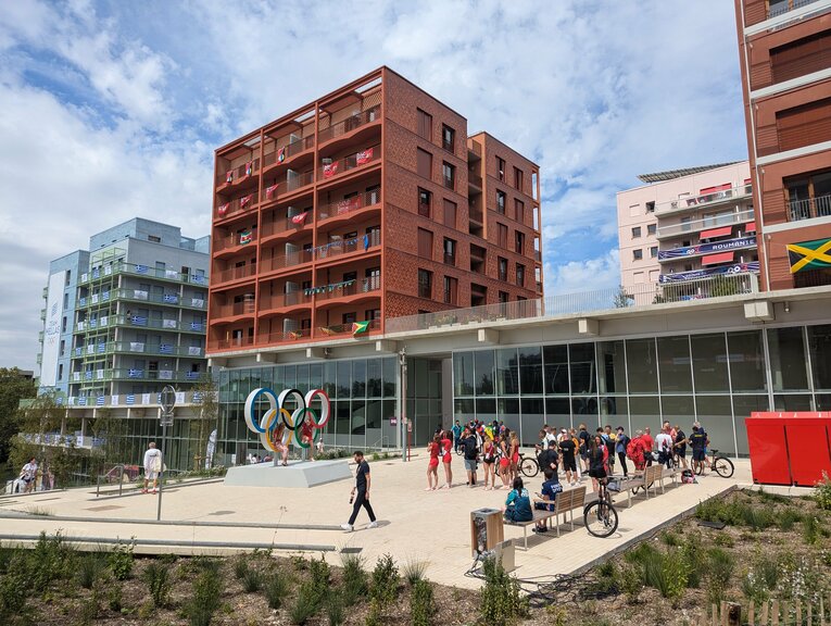 パリ五輪の選手村（全56枚）©JMPA