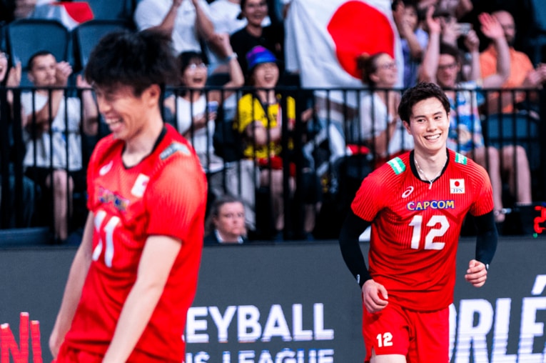 2023年ネーションズリーグ（フランス大会）©︎FIVB