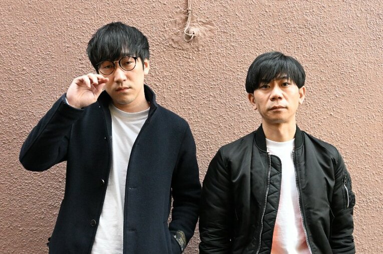 結成9年で初めてのM-1決勝だったキュウ。ぴろ（ボケ・ネタ作り担当、写真左）と清水誠（ツッコミ担当）。ウエストランドと同じタイタン所属 ／ photograph by Keiji Ishikawa