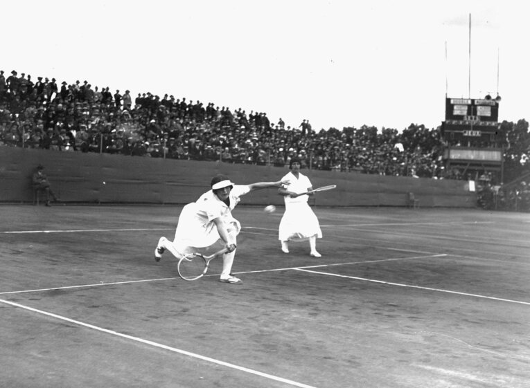 1924年パリ五輪。女子テニス　©Getty Images