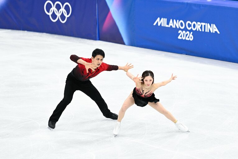 【個人戦ペアのショート】　©Asami Enomoto／JMPA