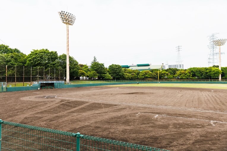 小田南公園の軟式野球場