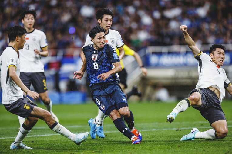 中国ファンを“絶望”させる2ゴールを奪った南野拓実　©Kiichi Matsumoto