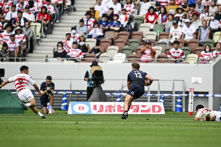 第二次エディー・ジョーンズHC体制の初陣となったイングランド戦　©Asami Enomoto