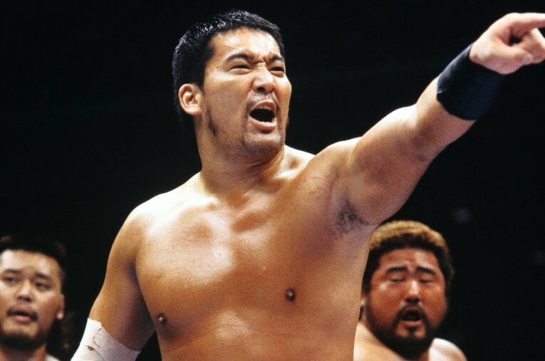 「新日本プロレスvsUWFインターナショナル全面戦争」が行われた1995年の蝶野正洋 ／ photograph by AFLO