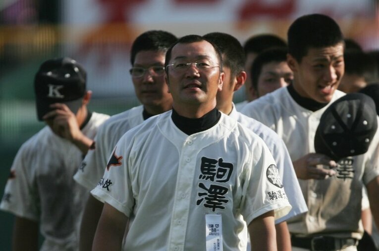 かつて駒大苫小牧を率いて、夏の甲子園を席巻した香田誉士史 ／ photograph by Hideki Sugiyama