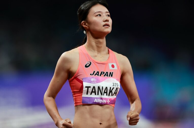 2023年のアジア大会に出場した田中佑美　©AFLO