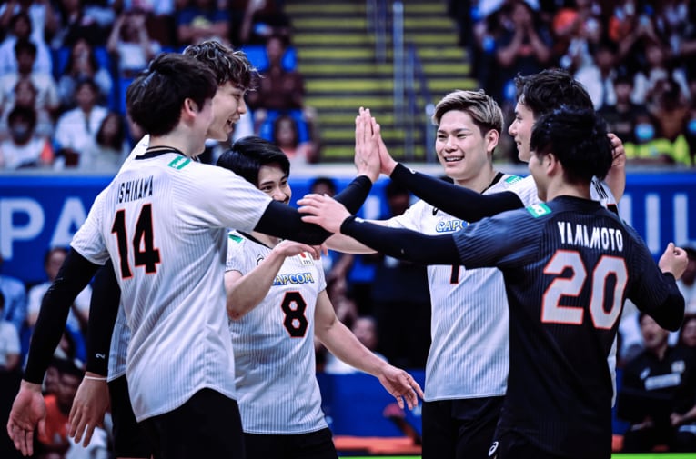 NVL中国戦　©︎FIVB