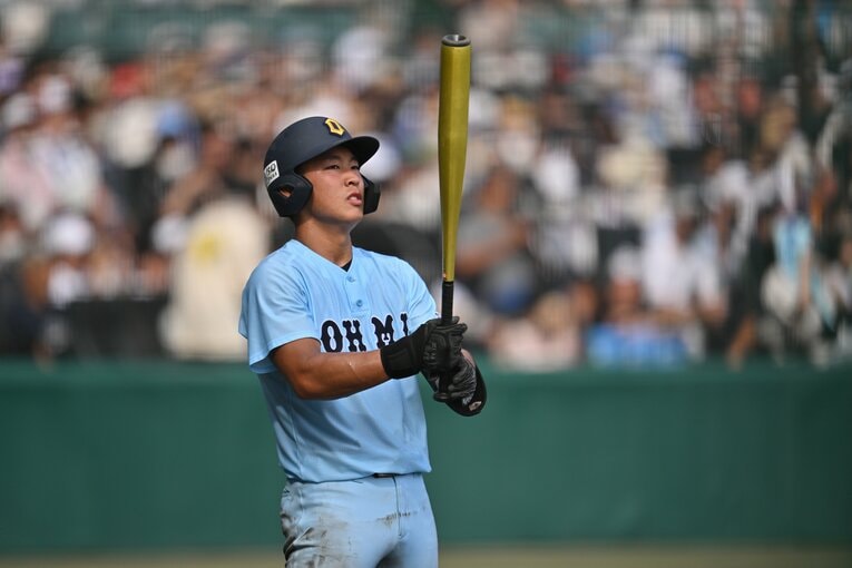 【準決勝・対下関国際戦】山田の最後の打席　©Hideki Sugiyama