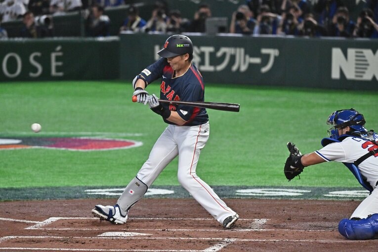 源田の1ミリの決定的瞬間　©️Hideki Sugiyama